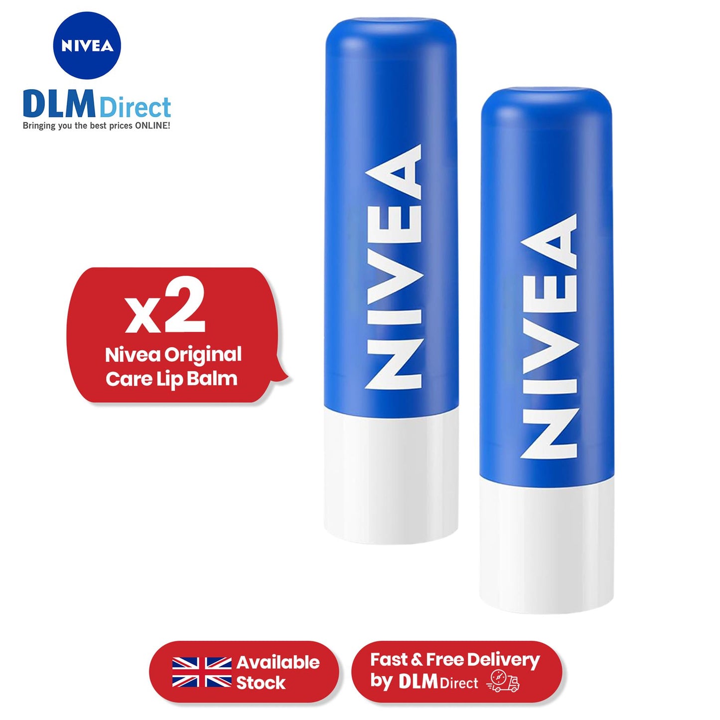 Nivea Lip Original Care x 1 - 1 to 36 Packs