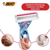 BIC Click 3 Soleil Sensitive Women's Razor Refills - 1 Handle + 4 Blades -1 to 5