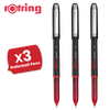 rOtring Rollerball Pen Fine Point 0.7mm - Red Ink, Smooth & Precise Writing