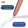 BIC 4 Colours Shine Pens Pack of 3 with 4 Ink Colours in One