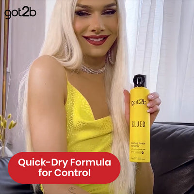 Got2b Glued Freeze Hairspray - Up To 72 hrs Setting Spray, 300 ml Hair Spray for Men & Women