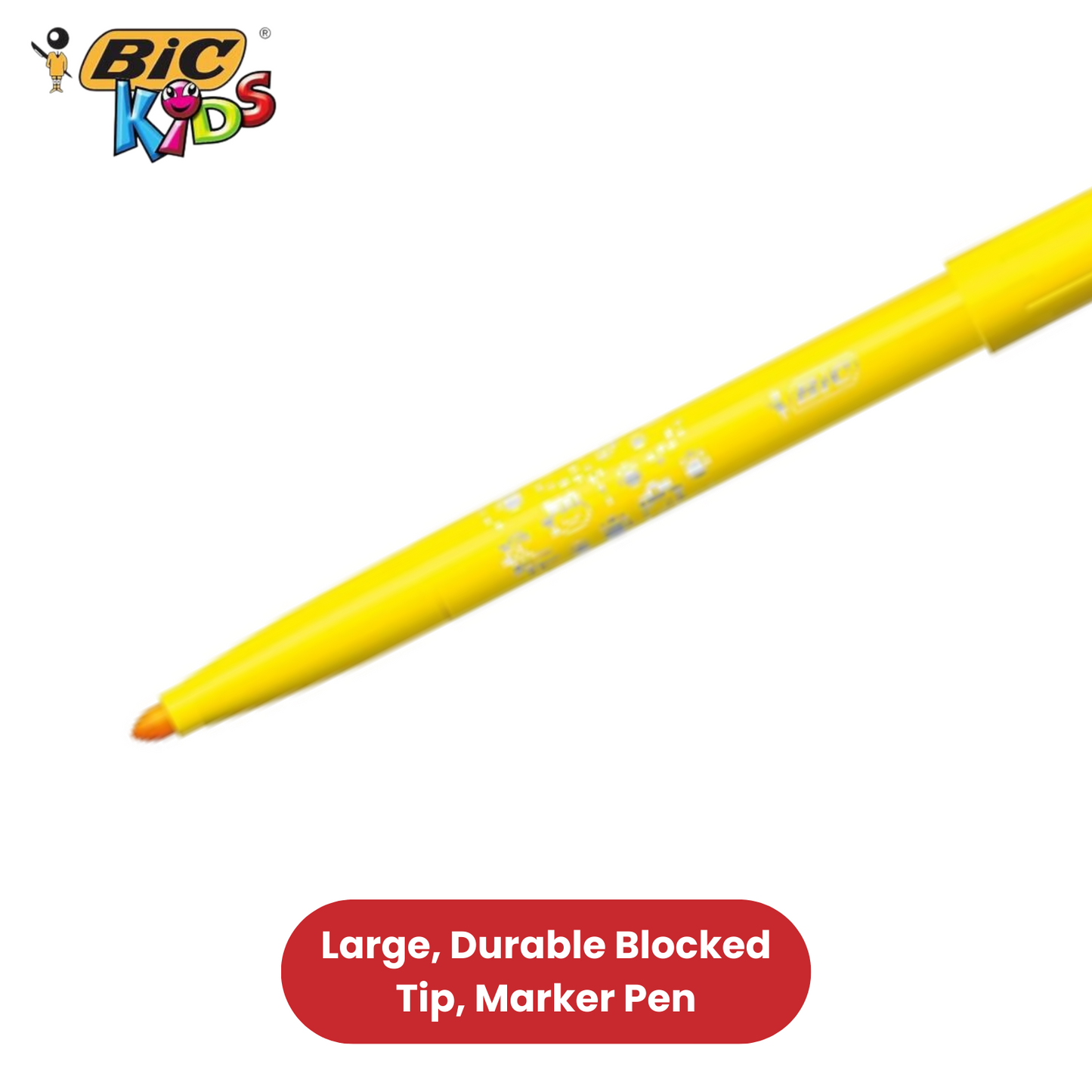 BIC Kids Visacolor XL ECOlutions Colouring Pens Assorted - Pack of 12 - 1 to 5 Packs