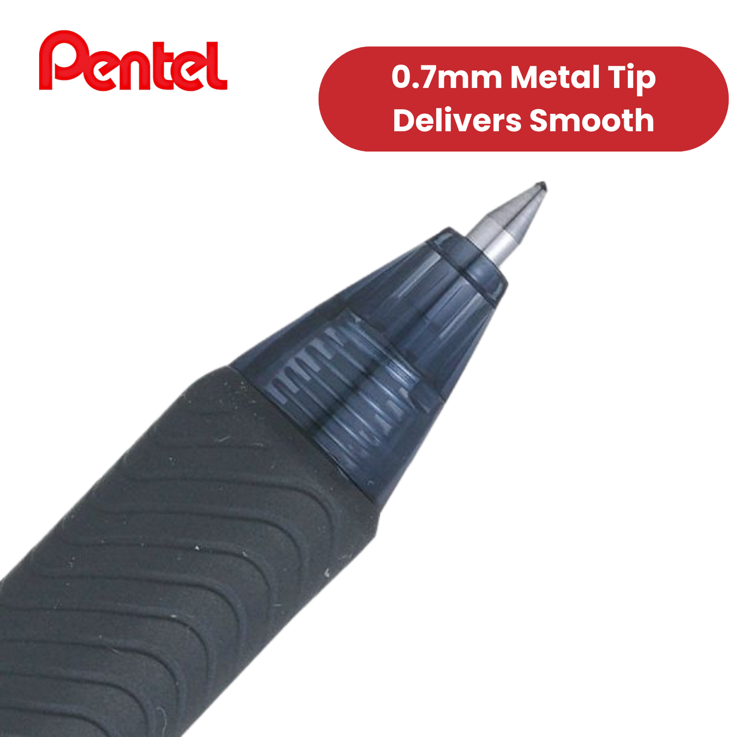 Pentel EnerGel X BL107 - Pack of 12 - Black