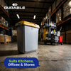 Durable Durabin Hinged Lid - Yellow