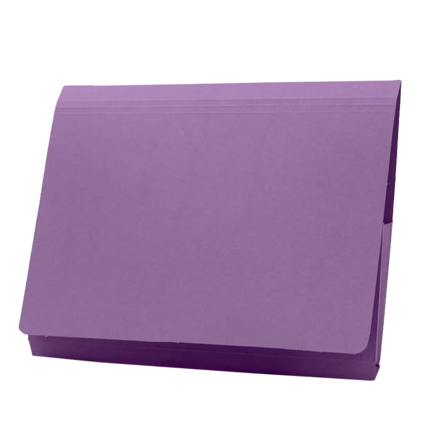 Exacompta Guildhall Pocket Wallet – 315gsm Manilla Heavyweight Secure file, Pack of 50, (Mauve)