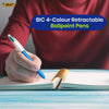 4 Colour Ballpoint Pens, Pukka Pad A4 Notebooks and BIC Markers Complete Stationery Set