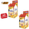 BIC CRISTAL MEDIUM BALL POINT PEN RED - BOX OF 50 - 1 to 5 Packs