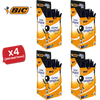 BIC CRISTAL FINE BALL POINT PEN BLACK - PACK OF 50 - 1 to 5 Packs