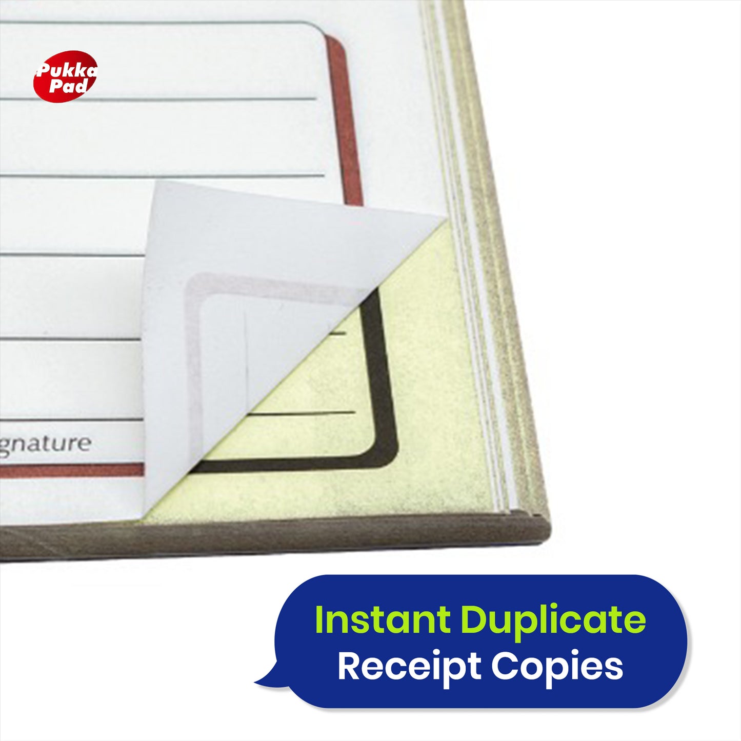 Invoice Book Hard Cover 50 NCR Duplicate Sets Sales Record Book (Pack of 5)