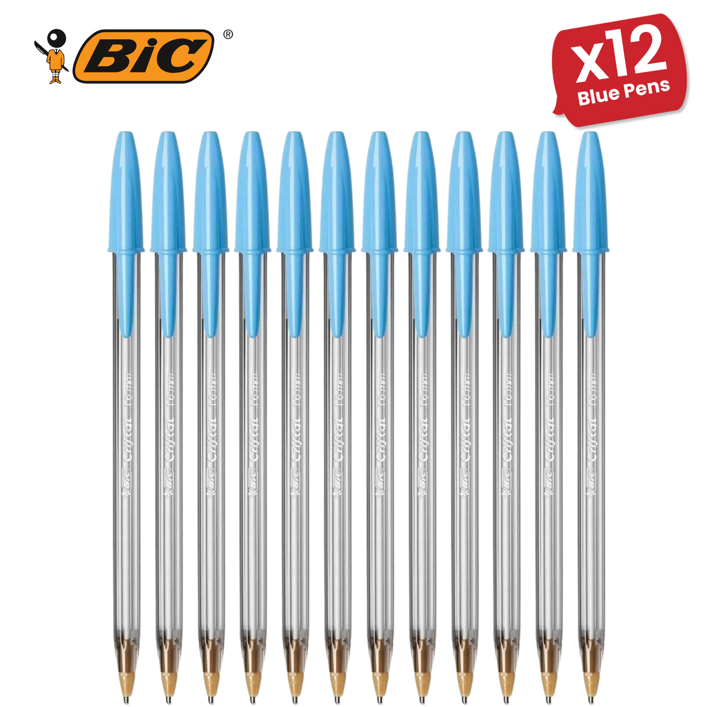 Bic Cristal Fun Ball Pen � Turquoise - Pack of 1