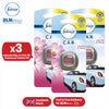 Febreze Clip-On Car Air Freshener 2ml Blossom & Breeze Gel Car Freshener for Odour (Pack of 3)