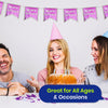On The Wall Happy Birthday Pink Bunting - 4 Metres