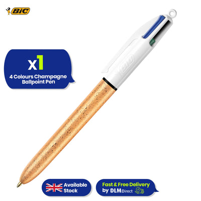 Bic 4 Colour Champagne - Single