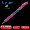 Pilot G-207 Gel Pens Retractable Rollerball Refillable Ergonomic Grip Pink Ink