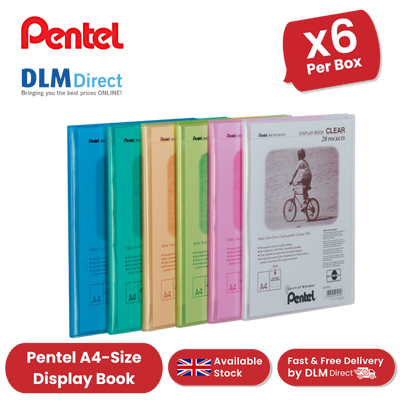 PENTEL RECYCOLOGY DISPY BK CLR 20PKT AST - Pack of 5 - 1 to 20 Packs