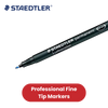 STAEDTLER Lumocolor Permanent Fine Blue Marker Pens Quick-Dry Ink Multi-Surface