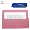 Exacompta Guildhall Pink Full Flap Pocket Wallet - Heavyweight Manilla Document Folder, Pack of 25