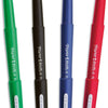 Papermate Flair Pack of 1 Black, 1 Blue, 1 Red, 1 Green