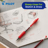 Pilot G2-07 Refill - Gel Roller Ball Red Ink Refill For Smooth Writing