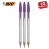 Bic Cristal Fun Ball Pen � Purple - Pack of 1