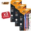 BIC Gel-ocity Quick Drying Gel Pen, Assorted Colours, 3 Pack
