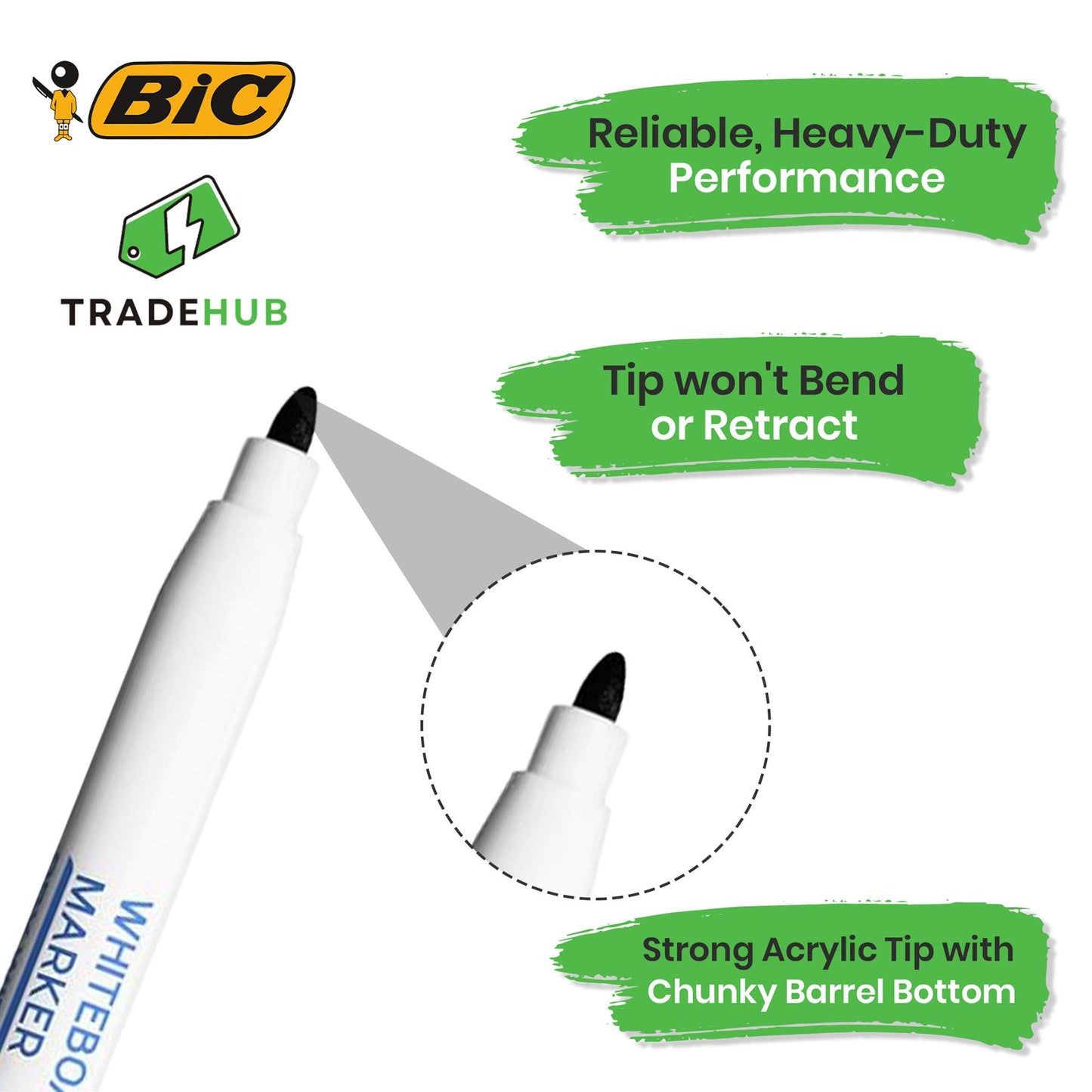 BIC Velleda 1721 Whiteboard Markers Assorted - Pack of 4