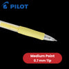 Pilot G-207 Retractable Gel 0.7mm Medium Point Rollerball Pen - Pastel Yellow