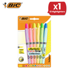BIC Marking Highlighter Grip Collection Multi Colours Office & School Pack of 12