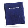 Durable A4 Visitor Sign In Book with 100 Badge Inserts GDPR Guest Log for Office Events Weddings & Meetings 90 x 60 mm