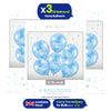 Birthday Boy Blue 12-inch Latex Party Balloons Variation