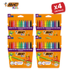 BIC Kids Kid Couleur Felt Medium Blocked Tip Colouring Pens - Pack of 12