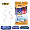 Bic Cristal Soft Ballpoint Pens Medium Tip (1.2 mm) Assorted Colours, Pack of 15 + 5,Black / Blue / Red / Green