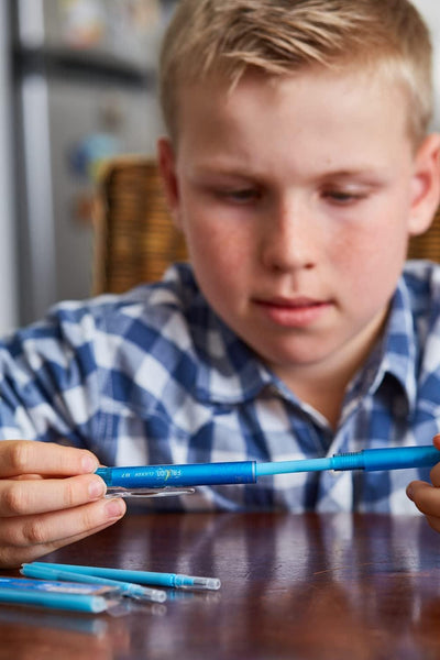 Pilot Frixion Clicker Retractable Erasable 0.7mm Tip - Light Blue - Single