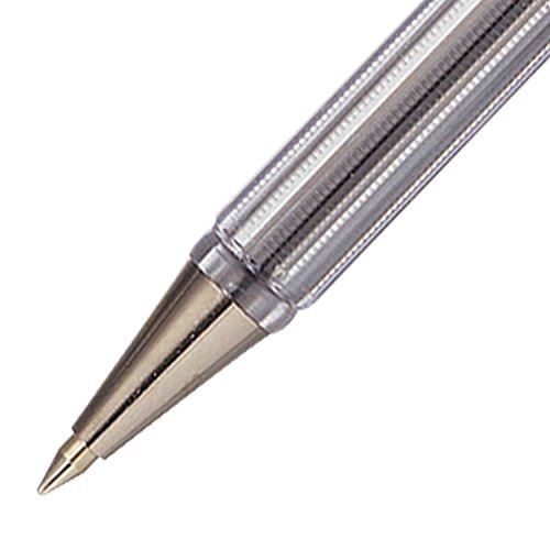 Pentel Superb Ballpoint Pen 0.7mm Tip 0.25mm Line Blue - Pack of 12