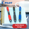 Pilot G-210 Retractable Pen Gel Ink 1.0mm Broad Rollerball Ball Point Pens - Red