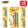 BIC Highlighters XL Assorted Fluorescent Colours 3 Pack