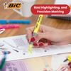 Bic Briteliner Grip Highlighter Pen Yellow - Pack of 12